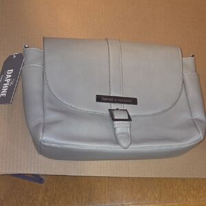 Damsel In Defense Gray Crossbody Bag